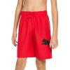 imagePUMA Boys Fashion Swim Trunks Water Repellant Elastic Waistband with DrawcordHigh Risk Red