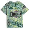 imagePUMA Boys Hot Wheels Relaxed Cotton Graphic TShirtGreen Moon