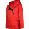 imagePUMA Boys Logo Pullover Hoodie Fleece Sweatshirt Large Front PocketHigh Risk Red