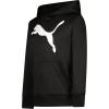 imagePUMA Boys Logo Pullover Hoodie Fleece Sweatshirt Large Front PocketPuma Black