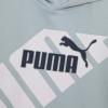 imagePUMA Boys Logo Pullover Hoodie Fleece Sweatshirt Large Front PocketTurquoise Surf