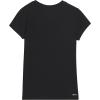 imagePUMA Girls Active Essentials Short Sleeve Performance TShirtBlackGrey