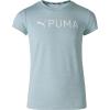 imagePUMA Girls Active Essentials Short Sleeve Performance TShirtTurquoise Aqua