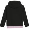 imagePUMA Girls Long Sleeve Sweater Crewneck Pullover Soft Knit FabricBlack Colorblock