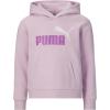 imagePUMA Girls Long Sleeve Sweater Crewneck Pullover Soft Knit FabricGrape Mist
