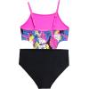 imagePUMA Girls One Piece Bathing Suit Athletic Swimsuit Quick Dry Day DreamPuma BlackFloral