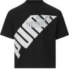 imagePUMA Girls Short Sleeve TShirt Fashion Prints ampamp Colors Soft and ComfortableBlack