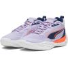 imagePUMA Mens Playmaker Pro Basketball Shoes Jet BlackWhite 9Whitepersian Bluefire Orchidvivid Viola
