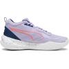 imagePUMA Mens Playmaker Pro Basketball Shoes Jet BlackWhite 9Whitepersian Bluefire Orchidvivid Viola