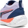 imagePUMA Mens Playmaker Pro Basketball Shoes Jet BlackWhite 9Whitepersian Bluefire Orchidvivid Viola