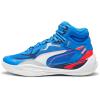 imagePUMA Mens Playmaker Pro Mid SneakerBlackpersian Bluefire Orchidultra Blue