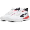 imagePUMA Mens Playmaker Pro Mid SneakerWhitefor All Time Red