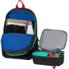 imagePUMA Unisex Kids Colony Lunch Kit ampamp Backpack Combo BlackMetallic Silver MediumBlackMulticolor