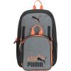 imagePUMA Unisex Kids Colony Lunch Kit ampamp Backpack Combo BlackMetallic Silver MediumHeather GreyHeat Fire