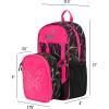 imagePUMA Unisex Kids Colony Lunch Kit ampamp Backpack Combo BlackMetallic Silver MediumKnockout Pink