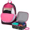imagePUMA Unisex Kids Colony Lunch Kit ampamp Backpack Combo BlackMetallic Silver MediumKnockout Pink
