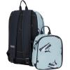 imagePUMA Unisex Kids Colony Lunch Kit ampamp Backpack Combo BlackMetallic Silver MediumModern MintNew Navy