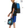 imagePUMA Unisex Kids Colony Lunch Kit ampamp Backpack Combo BlackMetallic Silver MediumModern MintNew Navy