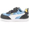 imagePUMA UnisexChild R78 Hot Wheels Hook and Loop Shoes SneakerCool Bluepuma Whitesunny Yellow