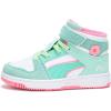 imagePUMA UnisexChild Rebound Layup Mid Squishmallows Hook and Loop Shoes SneakerMintpuma Whitemint Melt