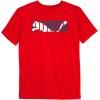 imagePUMA boys 2 Piece Set Short Sleeve Cotton Jersey Tshirt ampamp Matching ShortAll Time Red