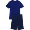 imagePUMA boys 2 Piece Set Short Sleeve Cotton Jersey Tshirt ampamp Matching ShortDark Blue