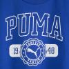 imagePUMA boys 3 Piece Set Short Sleeve Cotton Jersey Tshirt and Muscle Tee ampamp Matching ShortHeather GreyBlue