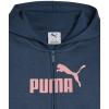 imagePUMA girls Core Logo Zip Up HoodieDark Indigo
