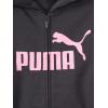 imagePUMA girls Core Logo Zip Up HoodieGalactic Grey