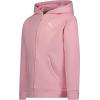imagePUMA girls Core Logo Zip Up HoodiePale Pink