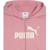 imagePUMA girls Core Logo Zip Up HoodiePoised Pink