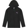 imagePUMA girls Core Logo Zip Up HoodiePuma Black