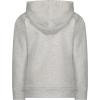 imagePUMA girls Core Logo Zip Up HoodieWhite Heather
