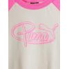imagePUMA girls Long Sleeve Tee ampamp Legging Set Logo Graphics CrewneckAlpine Snow