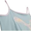imagePUMA girls Sleeveless Romper One Piece Outfit Lightweight ampamp BreathableTurquoise Aqua