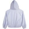 imagePUMA girls Windbreaker Jacket Zip Up Closure LightweightLight Blue