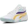 imagePuma Mens Court Pro Basketball ShoesWhiteyellow Sizzleteam Violet