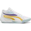 imagePuma Mens Court Pro Basketball ShoesWhiteyellow Sizzleteam Violet