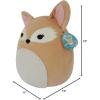 imageSquishmallows 14Inch Junie Yellow Banana  Large Ultrasoft Official Kelly Toy PlushTan Fox