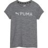 imagePUMA Girls Active Essentials Short Sleeve Performance TShirtGrey