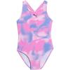 imagePUMA Girls One Piece Bathing Suit Athletic Swimsuit Quick Dry Day DreamIntense Lavender