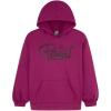 imagePUMA Girls Oversized Hoodie Fleece Lined Logo GraphicsMagenta Gleam