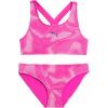 imagePUMA Girls Two Piece Bathing Suit Bikini Swimsuit Quick DryUltra Pink Print