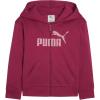 imagePUMA girls Core Logo Zip Up HoodieBerry