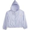 imagePUMA girls Windbreaker Jacket Zip Up Closure LightweightLight Blue