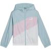 imagePUMA girls Windbreaker Jacket Zip Up Closure LightweightTurquoise Aqua