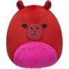 imageSquishmallows Original 8Inch Ingred Purple and Black Spotted Cow  Official Jazwares Plush LittleMaroon Capybara