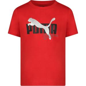 imagePUMA Boys Big Cat Logo TShirtHigh Risk Red