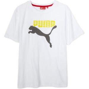 imagePUMA Boys Big Cat Logo TShirtWhite