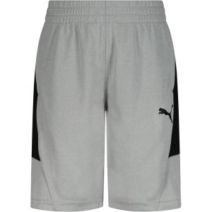 imagePUMA Boys Core Essential Athletic ShortsLight Heather Grey